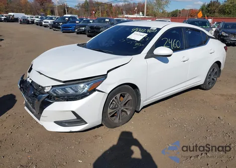 2022 Nissan Sentra Sv Xtronic Cvt из США, поврежденный, VIN 3N1AB8CV7NY209031